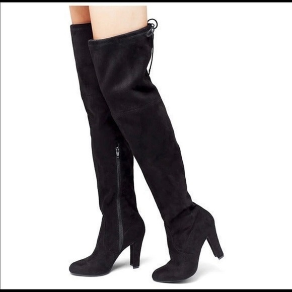 Women’s Mossimo Over-the-Knee Boots in Black - Picture 3 of 7